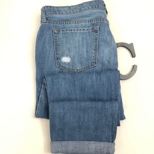 GAP Sz 14 Boyfriend Fit Damaged Jeans